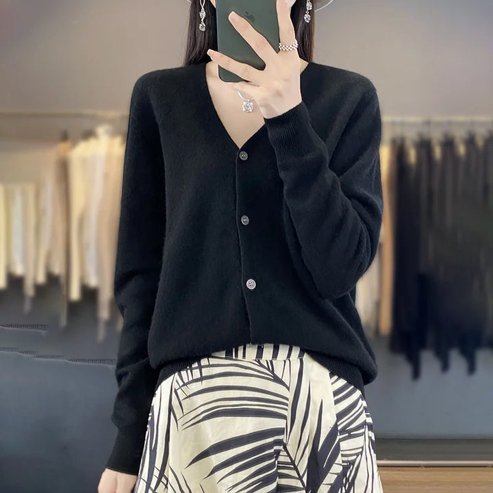 Odessia - Cardigan Cachemire Élégant