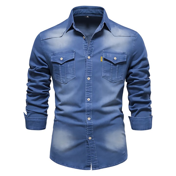 Avantea - Chemise Denim Élégante